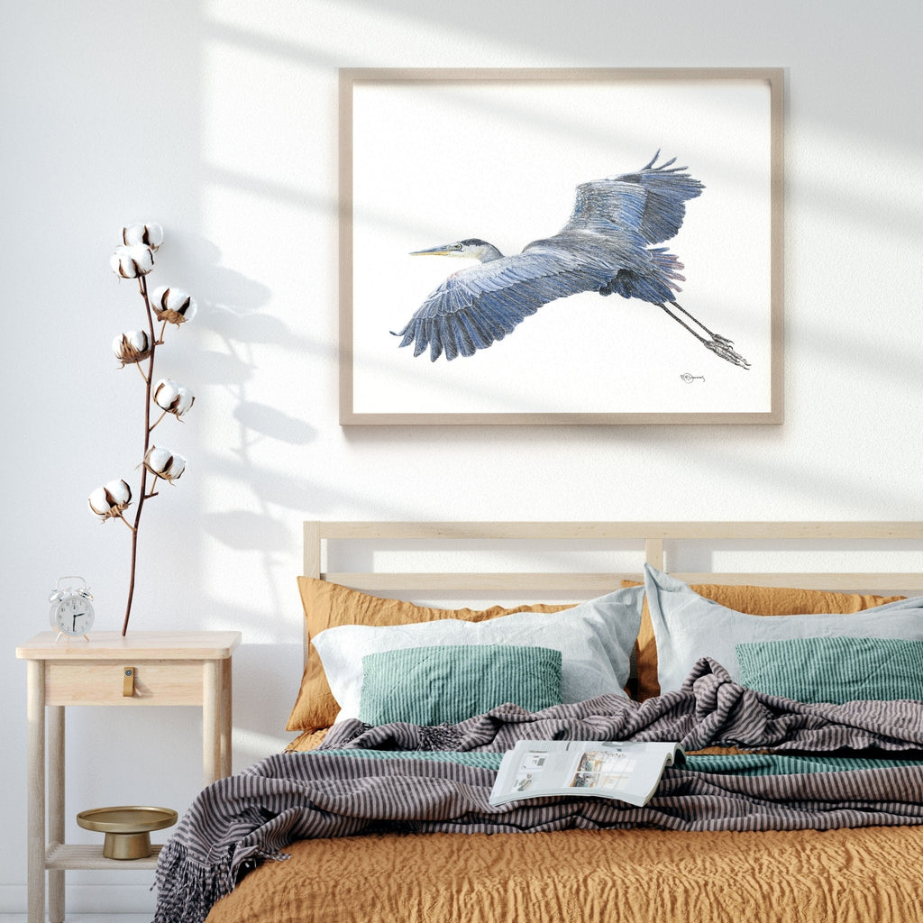 Great Blue Heron Art Print