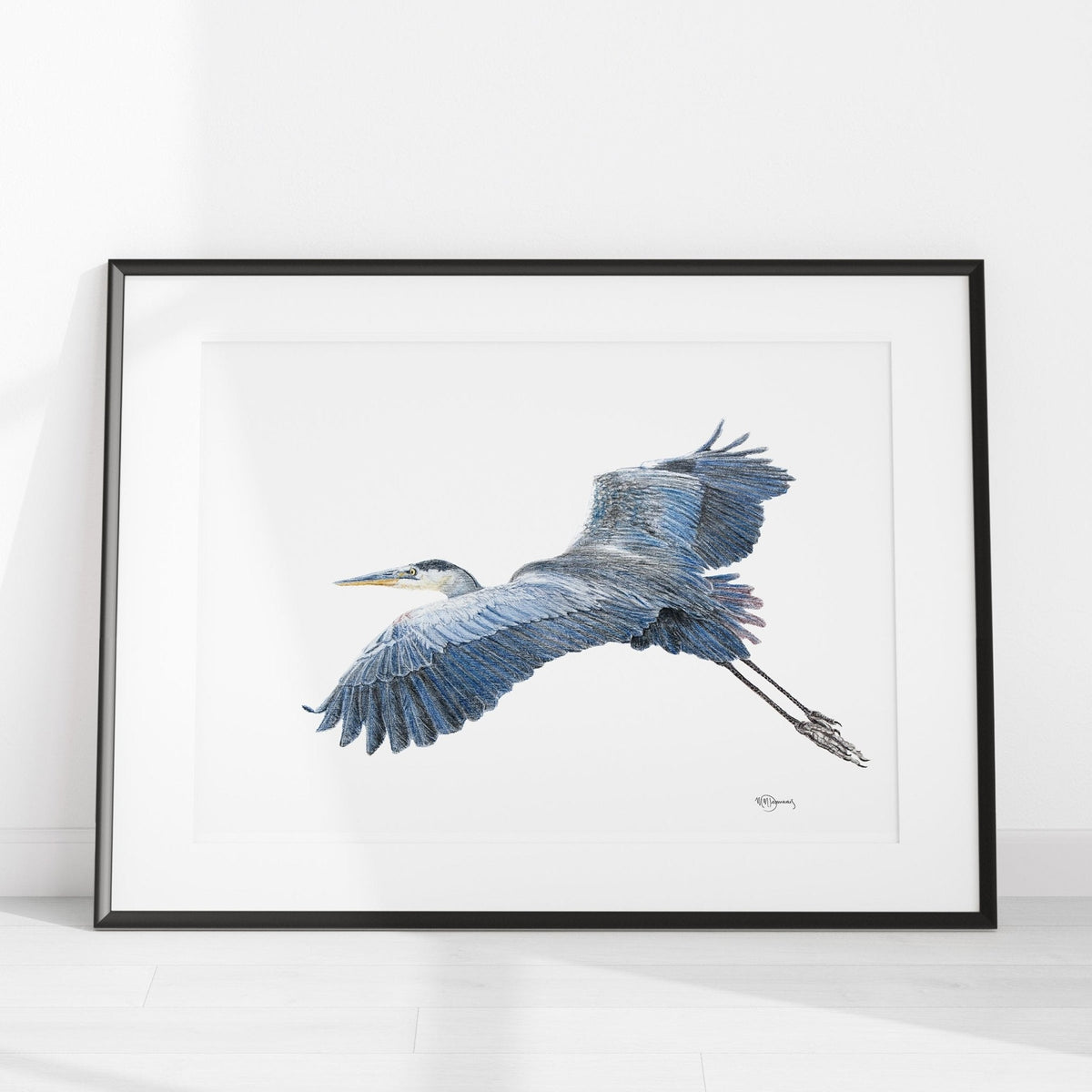 Great Blue Heron Art Print