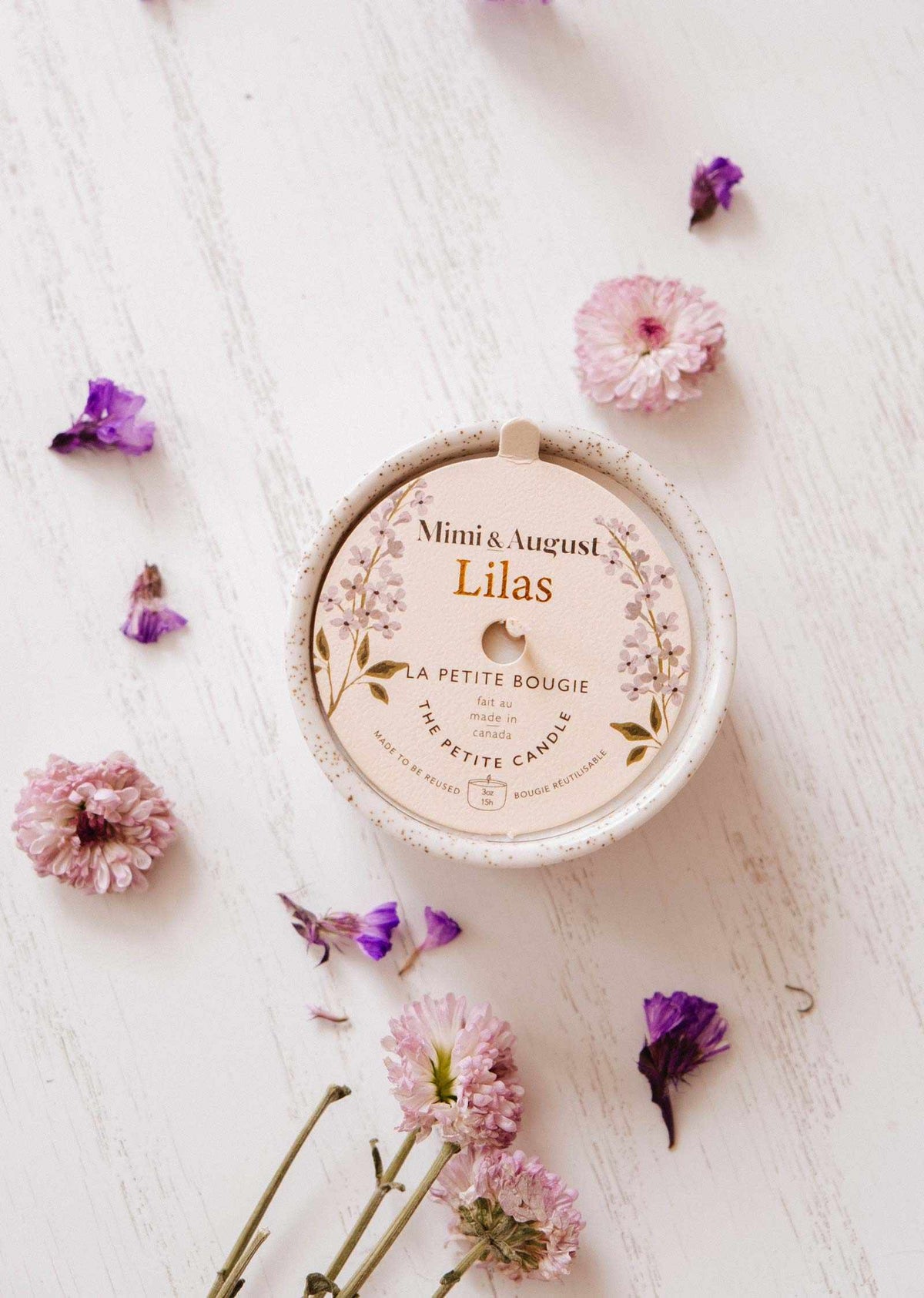 Lilac Reusable Soy Candle