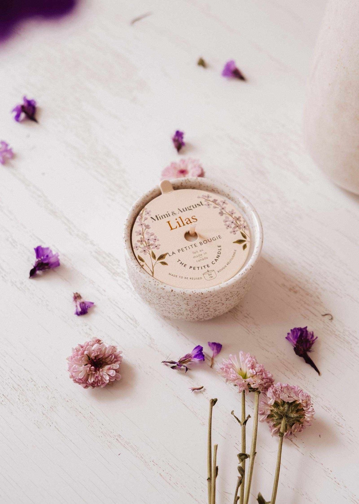 Lilac Reusable Soy Candle