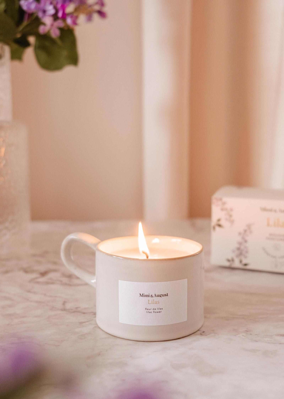 Lilac Reusable Soy Candle
