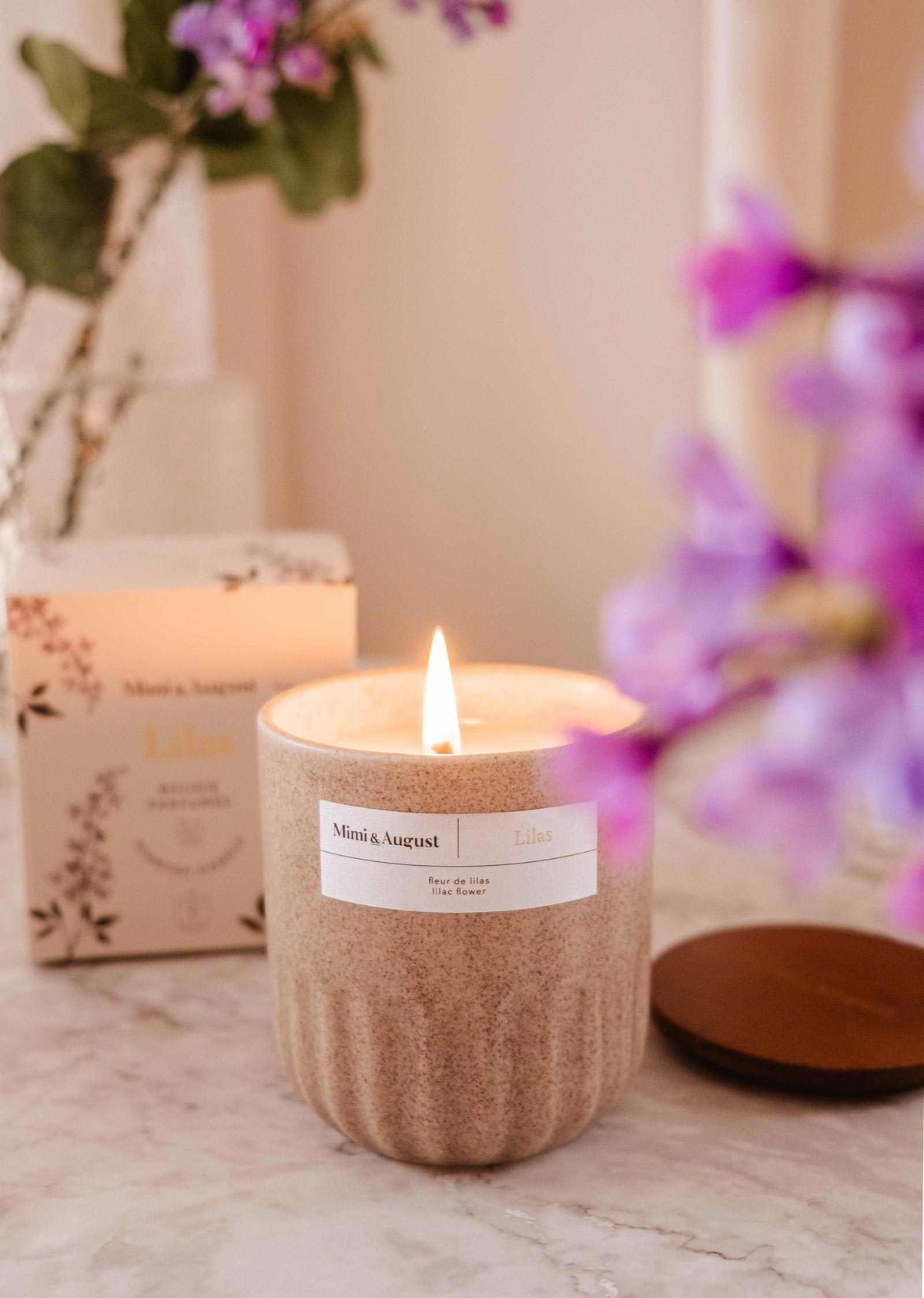Lilac Reusable Soy Candle