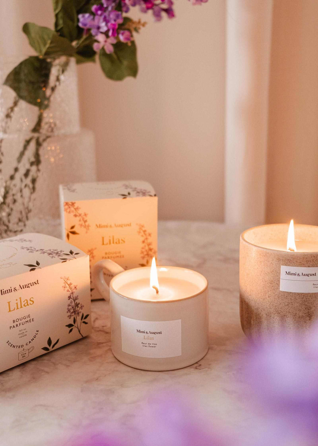 Lilac Reusable Soy Candle