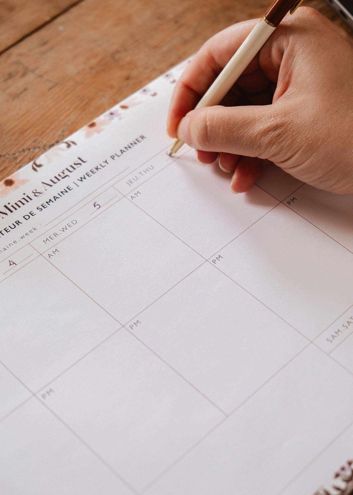 Petals Weekly Planner