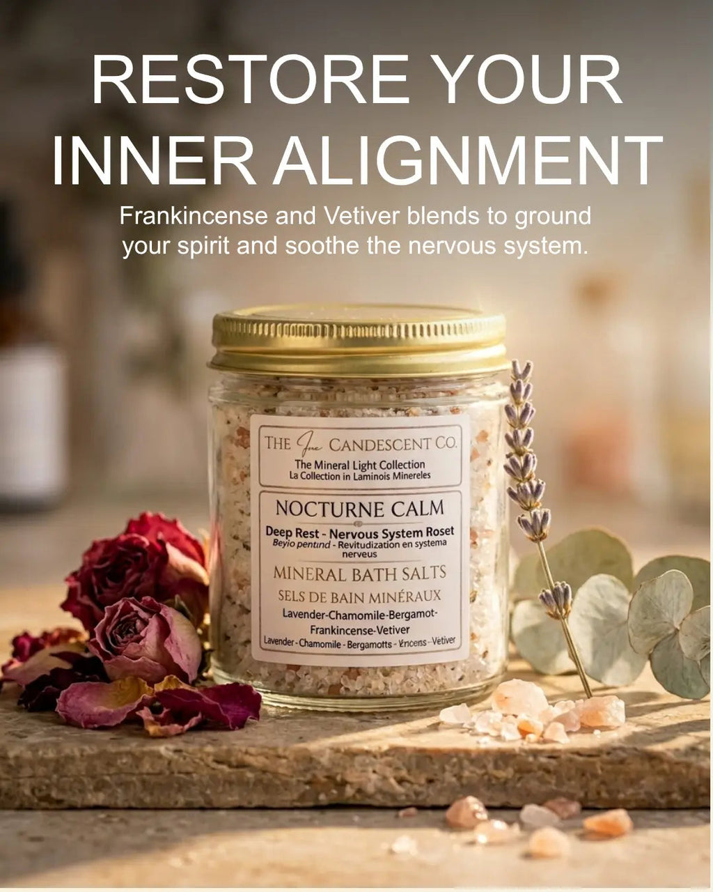 THE MINERAL LIGHT COLLECTION | LUXURY MINERAL BATH SOAK GIFT SET
