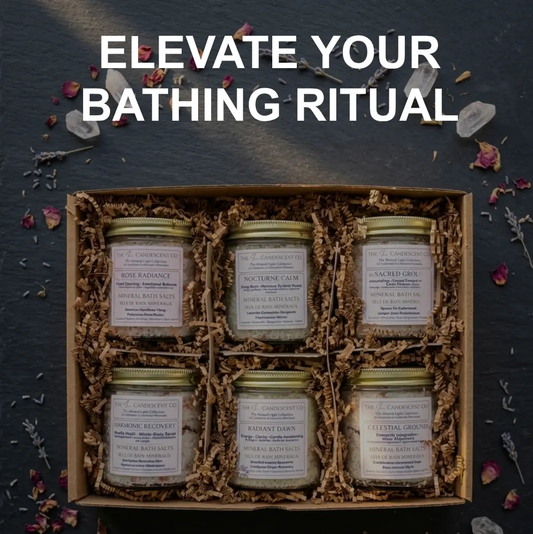 THE MINERAL LIGHT COLLECTION | LUXURY MINERAL BATH SOAK GIFT SET