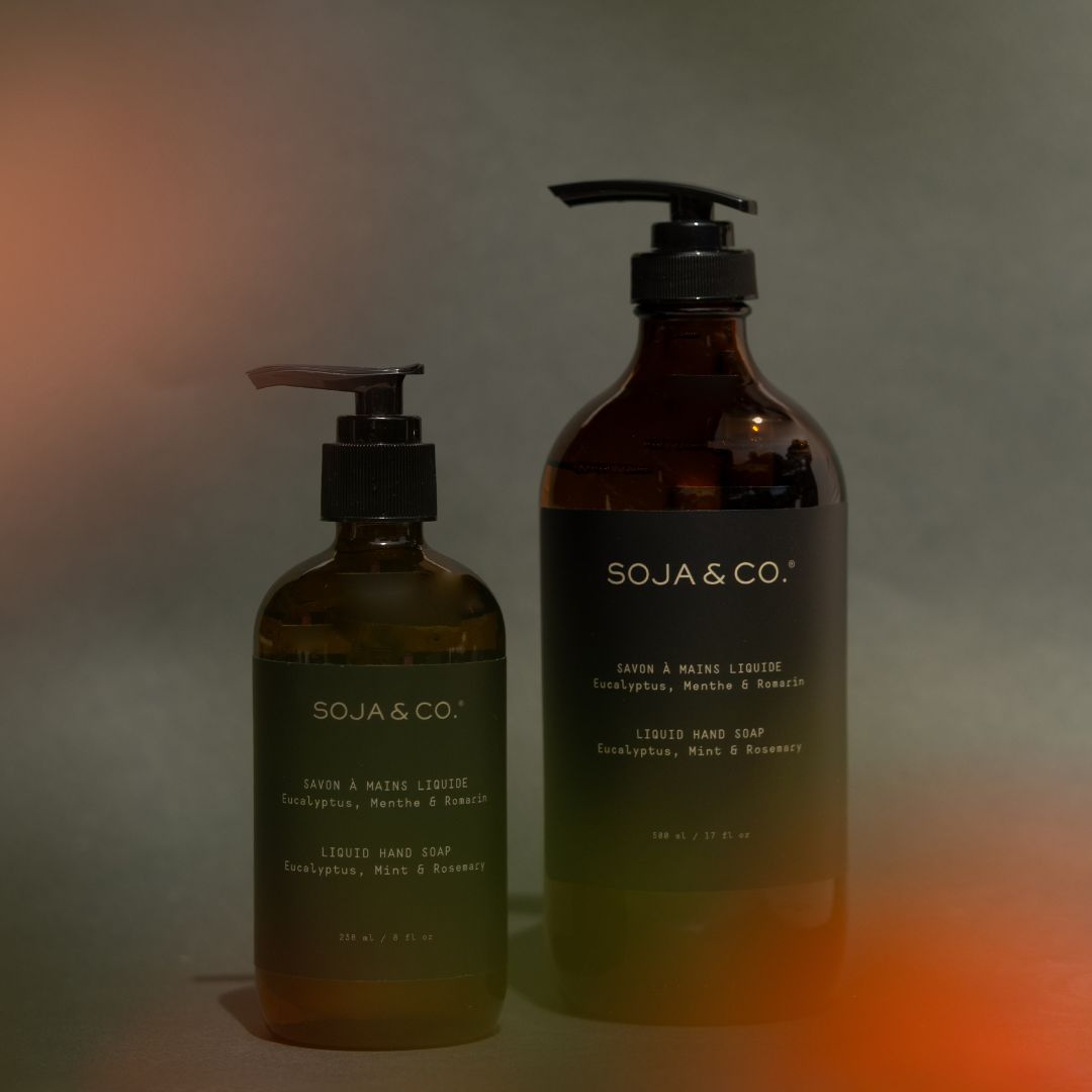 Savon à mains liquide 500 ml | Eucalyptus, Menthe & Romarin