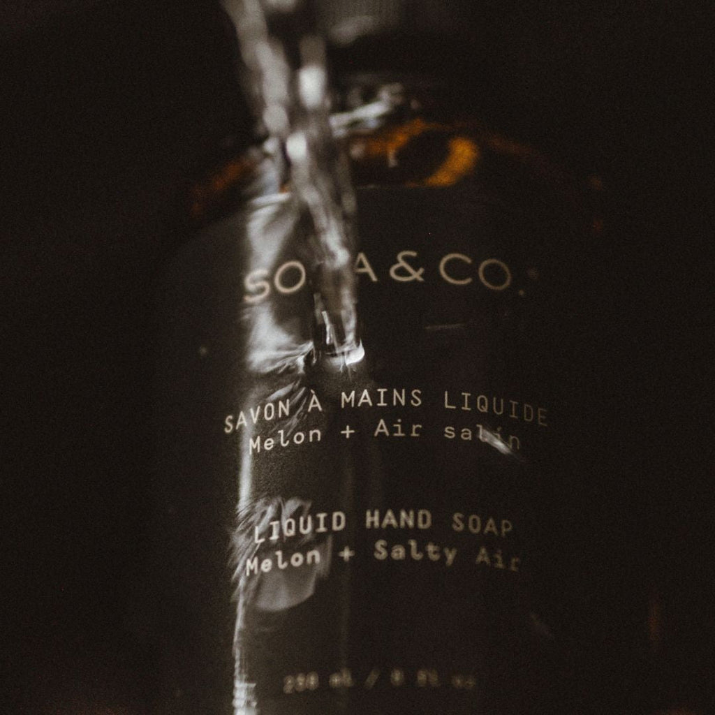 Savon à mains liquide 500 ml | Melon + Air salin